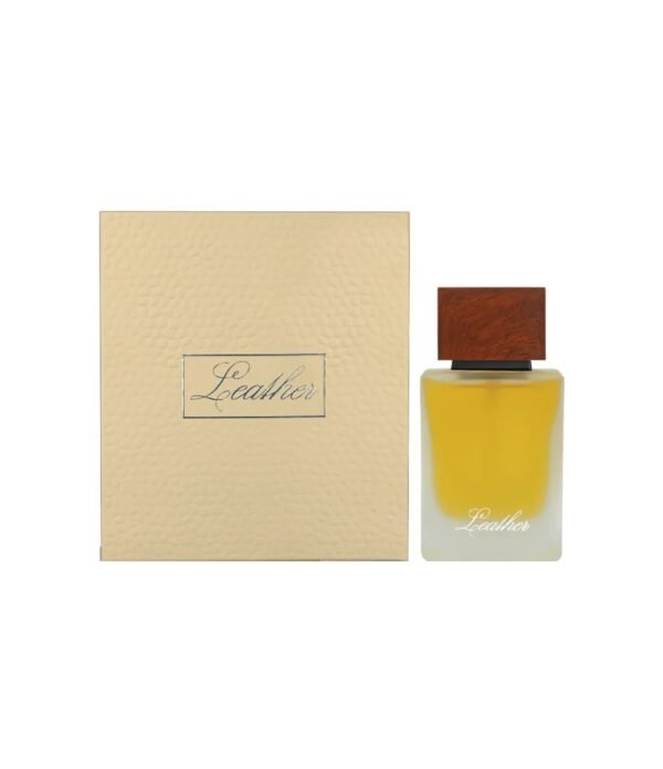 Leather by Ahmed Al Maghribi 50ml Eau De Parfum bottle and box