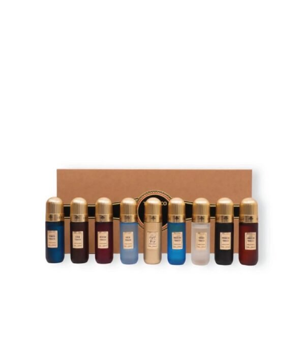Tobacco Collection Set (9x10ml) by Ibrahim Al Qurashi Tobacco Collection Set (9x10ml) by Ibrahim Al Qurashi