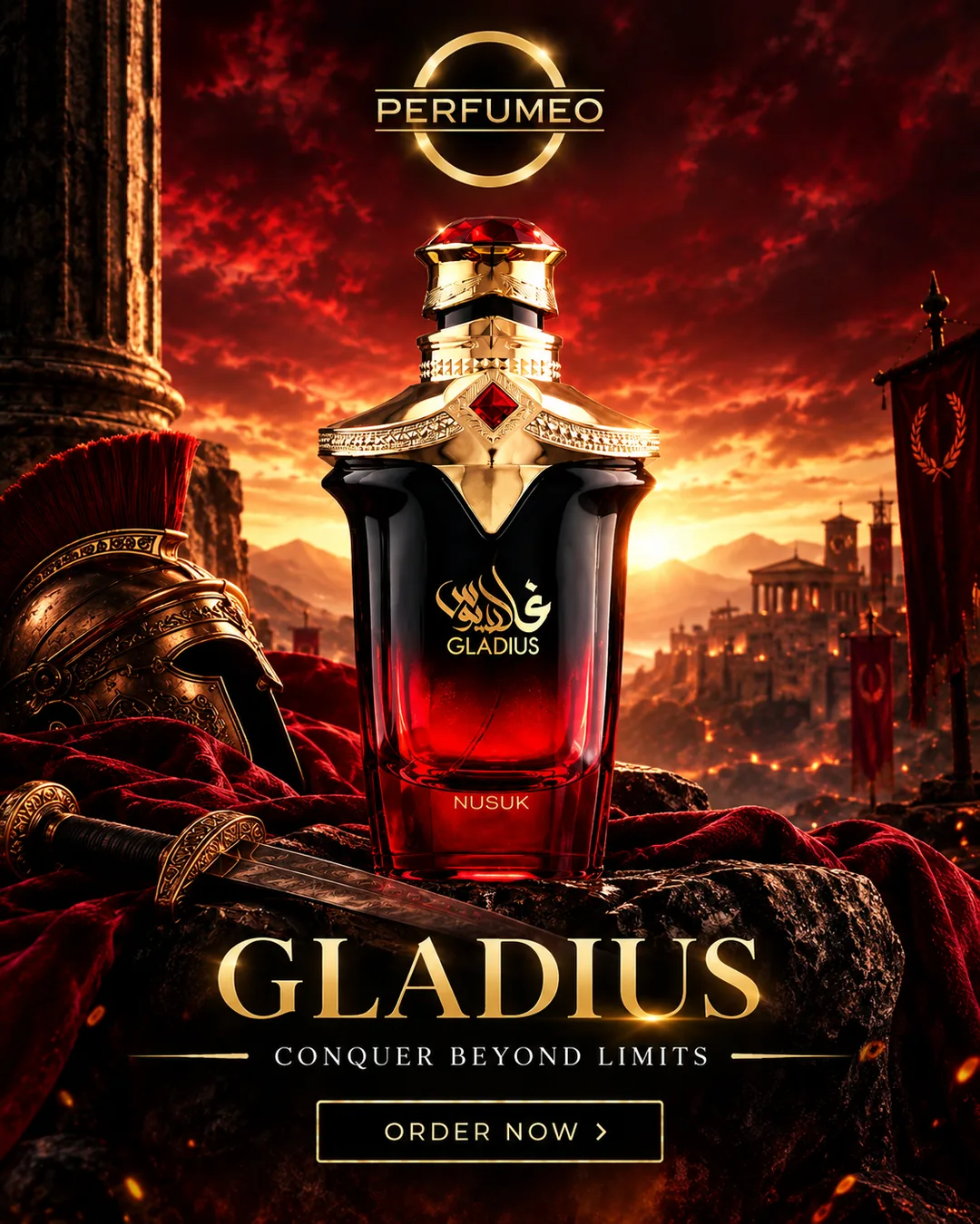 Gladius by Nusuk 100ml Eau De Parfum – Conquer Beyond Limits