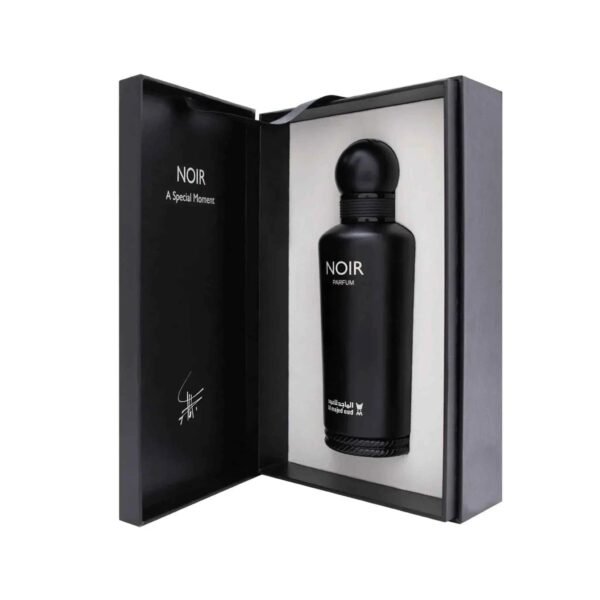 Noir by Al Majed Oud 150ml EDP box and bottle - Perfumeo