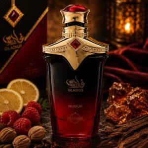 Gladius by Nusuk 100ml with lemon, raspberry, amber resin and woods