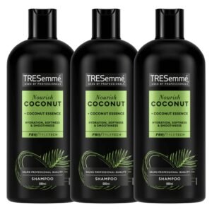 TRESemme Nourish Coconut Shampoo 680ml 3-Pack, three bottles