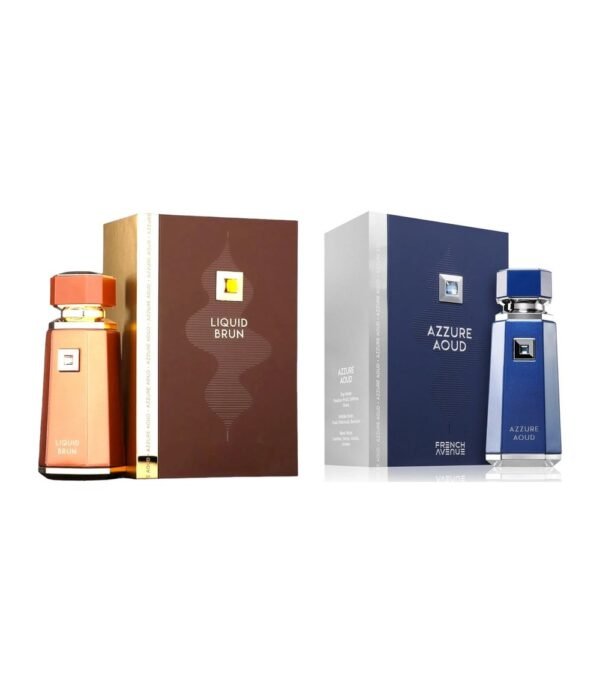 Liquid Brun and Azzure Aoud by French Avenue 100ml Eau De Parfum Bundle