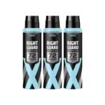Right Guard Xtreme Cool 72H Anti-Perspirant Deodorant 150ml 3-Pack