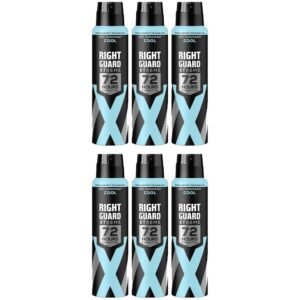 Right Guard Xtreme Cool 72H Anti-Perspirant Deodorant 150ml 6-Pack