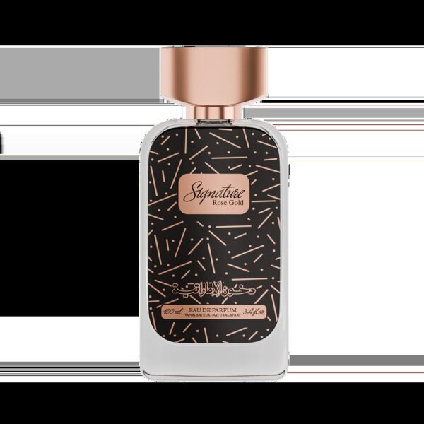 Signature Rose Gold by Dkhoon Emirates 100ml eau de parfum bottle