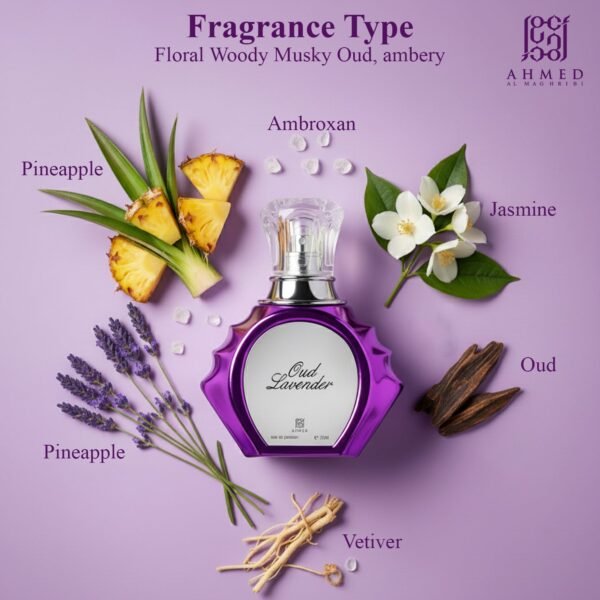 Oud Lavender by Ahmed Al Maghribi fragrance notes