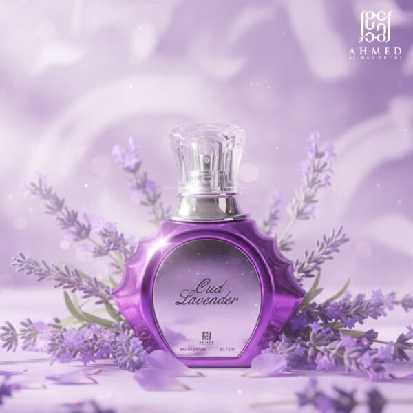Oud Lavender by Ahmed Al Maghribi 75ml Eau De Parfum lifestyle