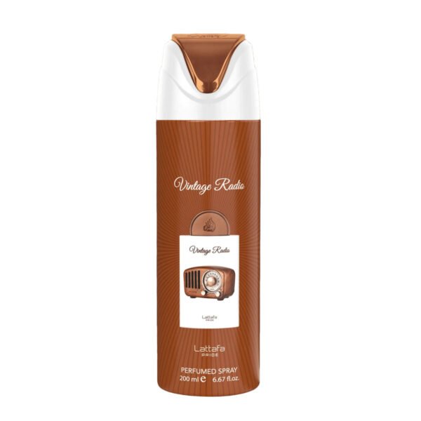 Pride Vintage Radio by Lattafa 200ml Body Spray Lattafa Pride Vintage Radio 200ml perfumed body spray deodorant